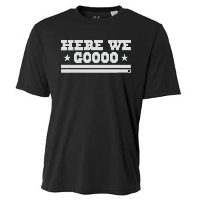 Dallas Football Here We Go Cooling Performance Crew T-Shirt