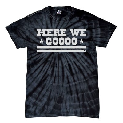 Dallas Football Here We Go Tie-Dye T-Shirt