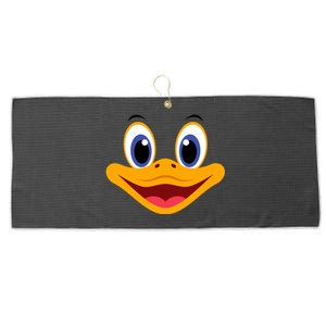 Duck Face Halloween Costume Funny Ducks Goose Adults Funny Gift Large Microfiber Waffle Golf Towel