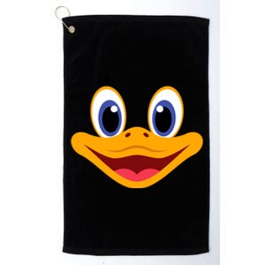 Duck Face Halloween Costume Funny Ducks Goose Adults Funny Gift Platinum Collection Golf Towel