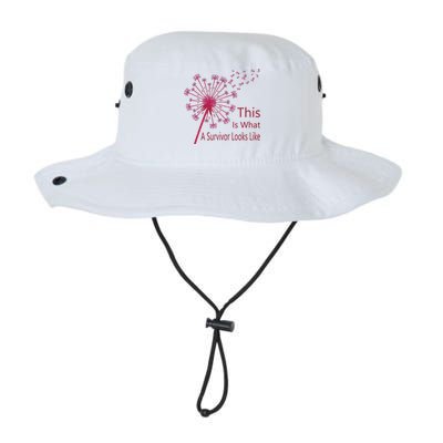 Dandelion Faith Hope Love Breast Cancer Awareness Flower Legacy Cool Fit Booney Bucket Hat