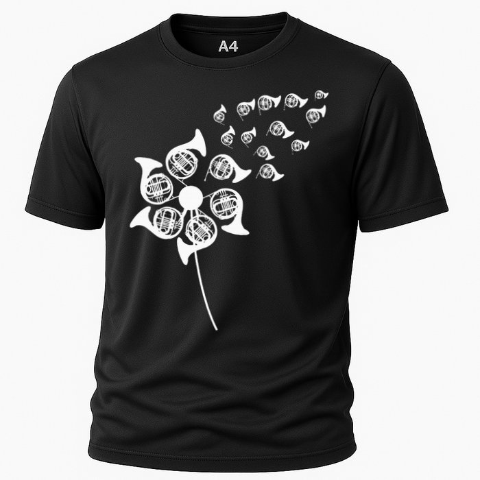 Dandelion French Horn Cooling Performance Crew T-Shirt
