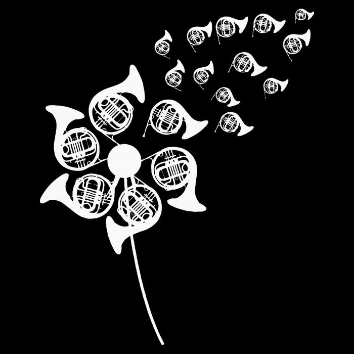 Dandelion French Horn Cooling Performance Crew T-Shirt