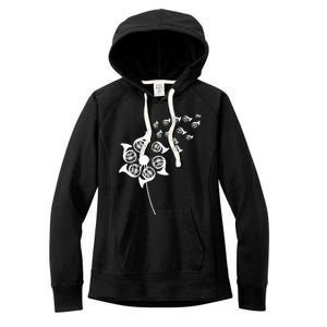 Dandelion French Horn Women's Fleece Hoodie