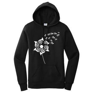 Dandelion French Horn Women's Pullover Hoodie