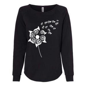 Dandelion French Horn Womens California Wash Sweatshirt