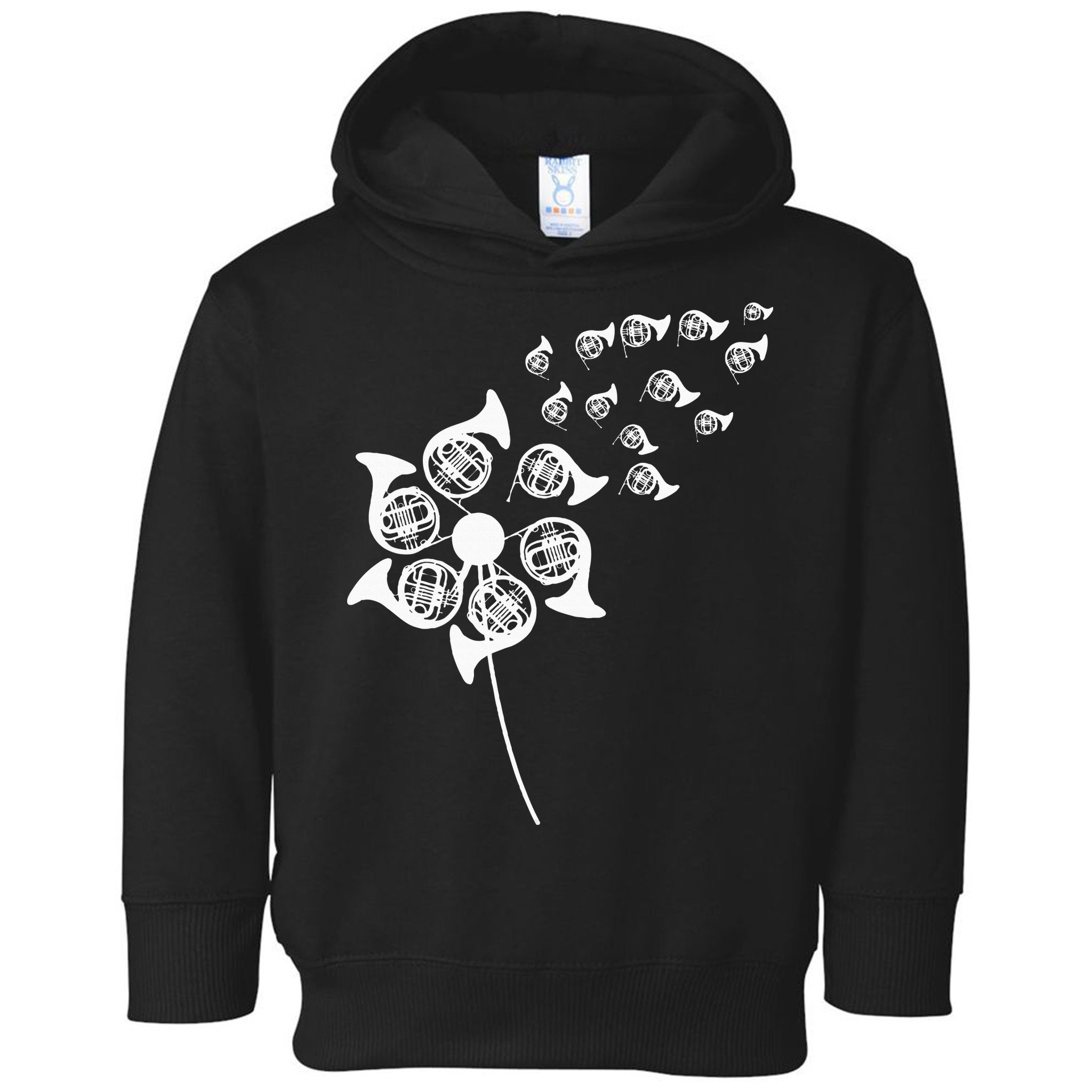 Dandelion French Horn Toddler Hoodie