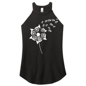 Dandelion French Horn Women's Perfect Tri Rocker Tank