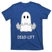 DEADLIFT Funny Halloween Ghost Weight Lifting Workout T-Shirt