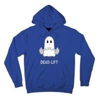 DEADLIFT Funny Halloween Ghost Weight Lifting Workout Tall Hoodie