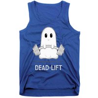 DEADLIFT Funny Halloween Ghost Weight Lifting Workout Tank Top