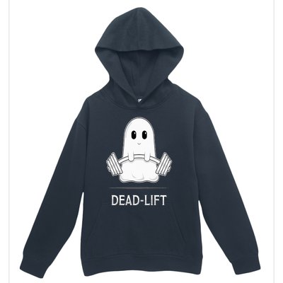 DEADLIFT Funny Halloween Ghost Weight Lifting Workout Urban Pullover Hoodie