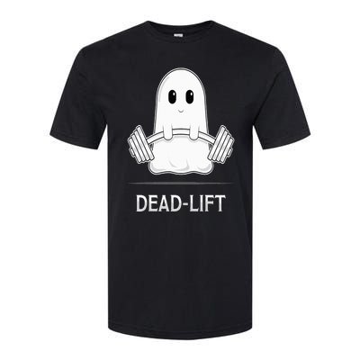 DEADLIFT Funny Halloween Ghost Weight Lifting Workout Softstyle CVC T-Shirt