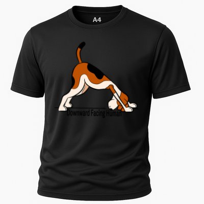 Downward Facing Hu Gift Funny Dog Yoga Gift Performance Shirt
