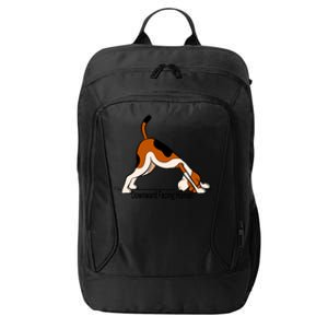 Downward Facing Hu Gift Funny Dog Yoga Gift City Backpack