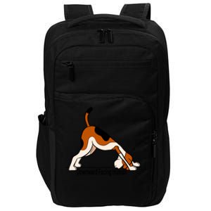 Downward Facing Hu Gift Funny Dog Yoga Gift Impact Tech Backpack