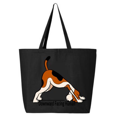 Downward Facing Hu Gift Funny Dog Yoga Gift 25L Jumbo Tote