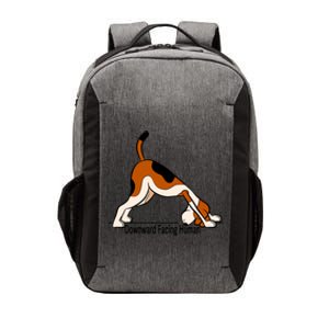 Downward Facing Hu Gift Funny Dog Yoga Gift Vector Backpack