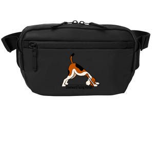 Downward Facing Hu Gift Funny Dog Yoga Gift Crossbody Pack