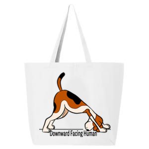 Downward Facing Hu Gift Funny Dog Yoga Gift 25L Jumbo Tote