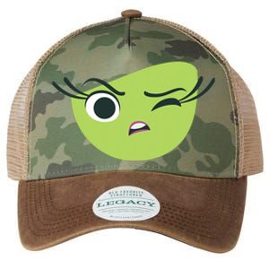 Disgust Face Halloween Costume Legacy Tie Dye Trucker Hat