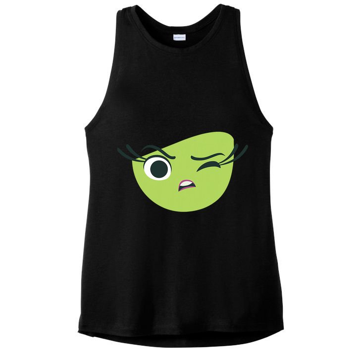 Disgust Face Halloween Costume Ladies PosiCharge Tri-Blend Wicking Tank