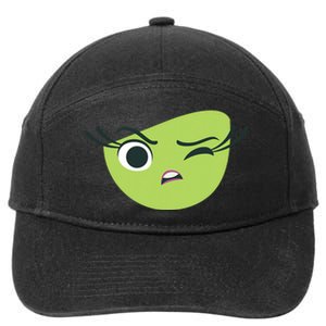 Disgust Face Halloween Costume 7-Panel Snapback Hat