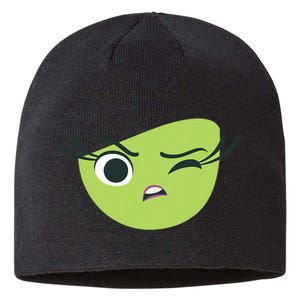 Disgust Face Halloween Costume Sustainable Beanie