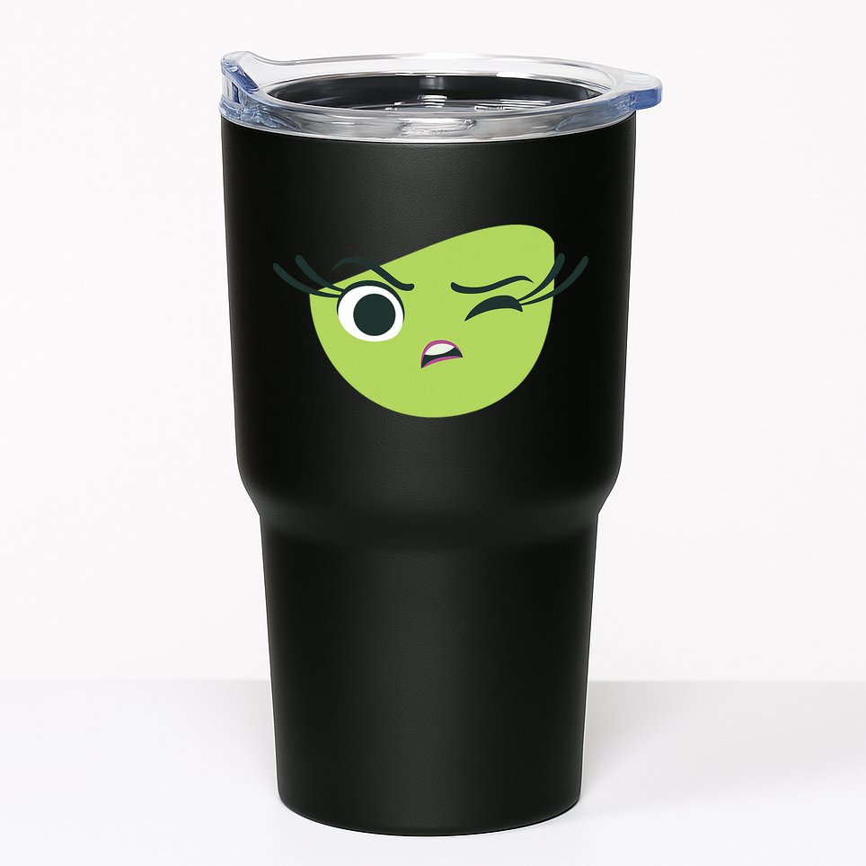 Disgust Face Halloween Costume Tumbler