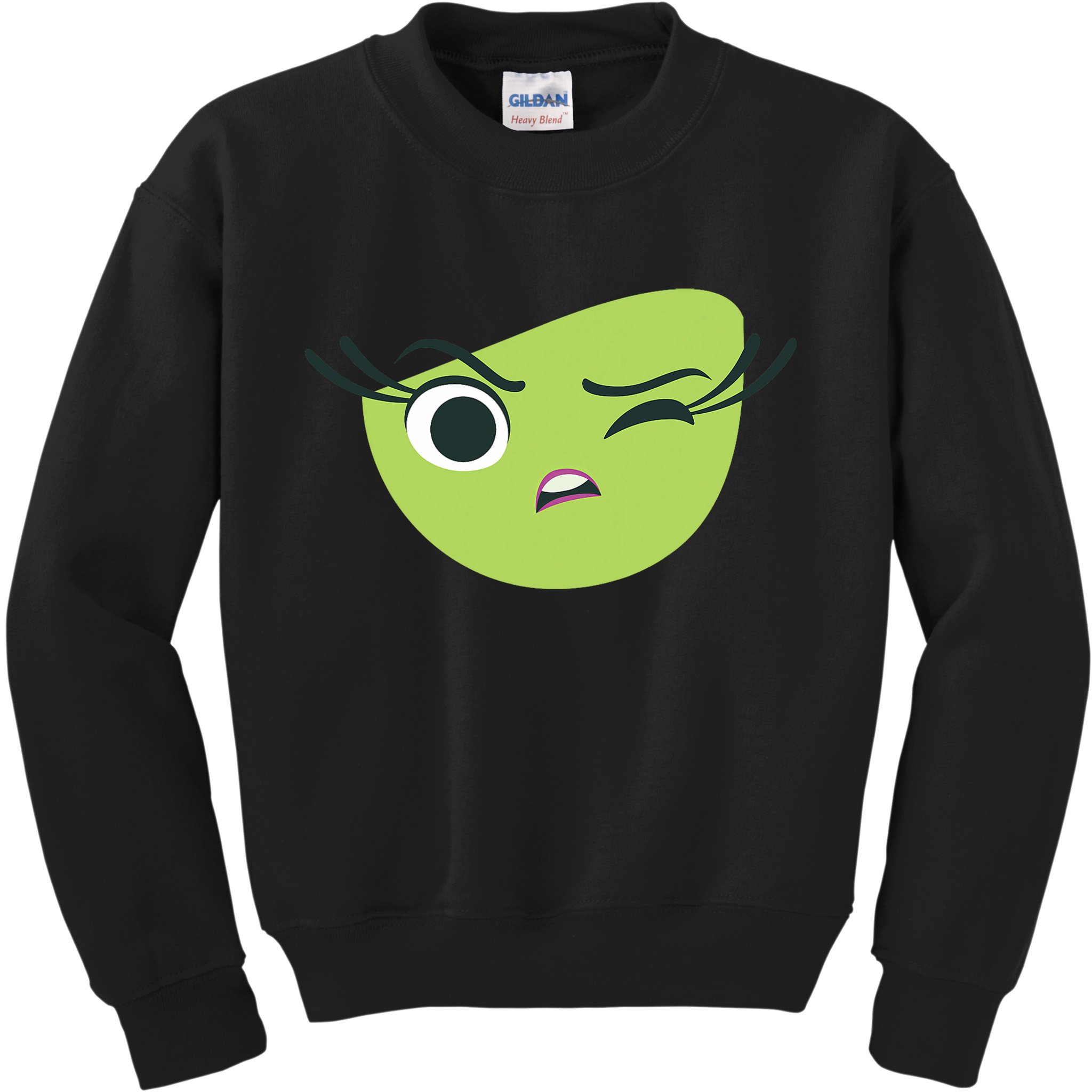 Disgust Face Halloween Costume Kids Sweatshirt