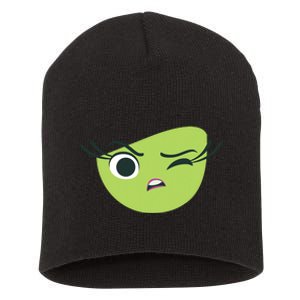 Disgust Face Halloween Costume Short Acrylic Beanie