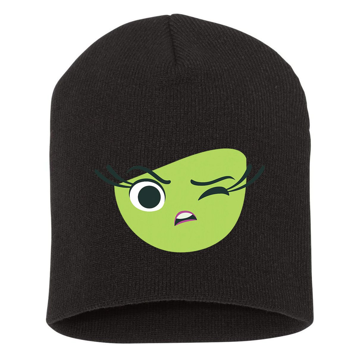 Disgust Face Halloween Costume Short Acrylic Beanie