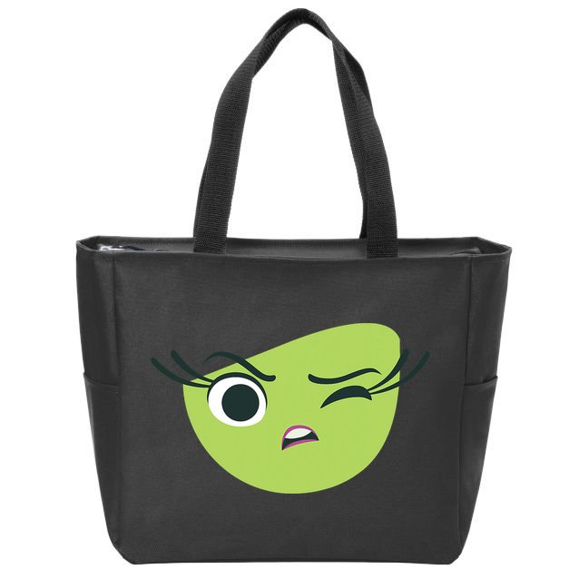 Disgust Face Halloween Costume Zip Tote Bag