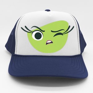 Disgust Face Halloween Costume Trucker Hat