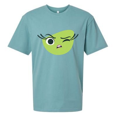 Disgust Face Halloween Costume Sueded Cloud Jersey T-Shirt