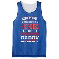 Dad Firefighter Hero Proud Son And Daughter Of A Fire Meaningful Gift Mesh Reversible Basketball Jersey Tank