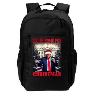 Dancing Funny Humorous Trump I’Ll Be Home For Christmas 2025 Daily Commute Backpack