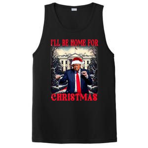 Dancing Funny Humorous Trump I’Ll Be Home For Christmas 2025 PosiCharge Competitor Tank