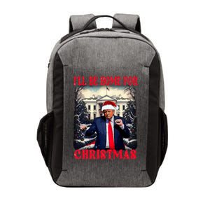 Dancing Funny Humorous Trump I’Ll Be Home For Christmas 2025 Vector Backpack