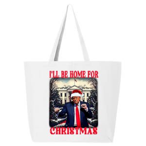 Dancing Funny Humorous Trump I’Ll Be Home For Christmas 2025 25L Jumbo Tote