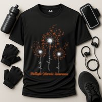 Dandelion Faith Hope Love Ms Multiple Sclerosis Awareness Cooling Performance Crew T-Shirt