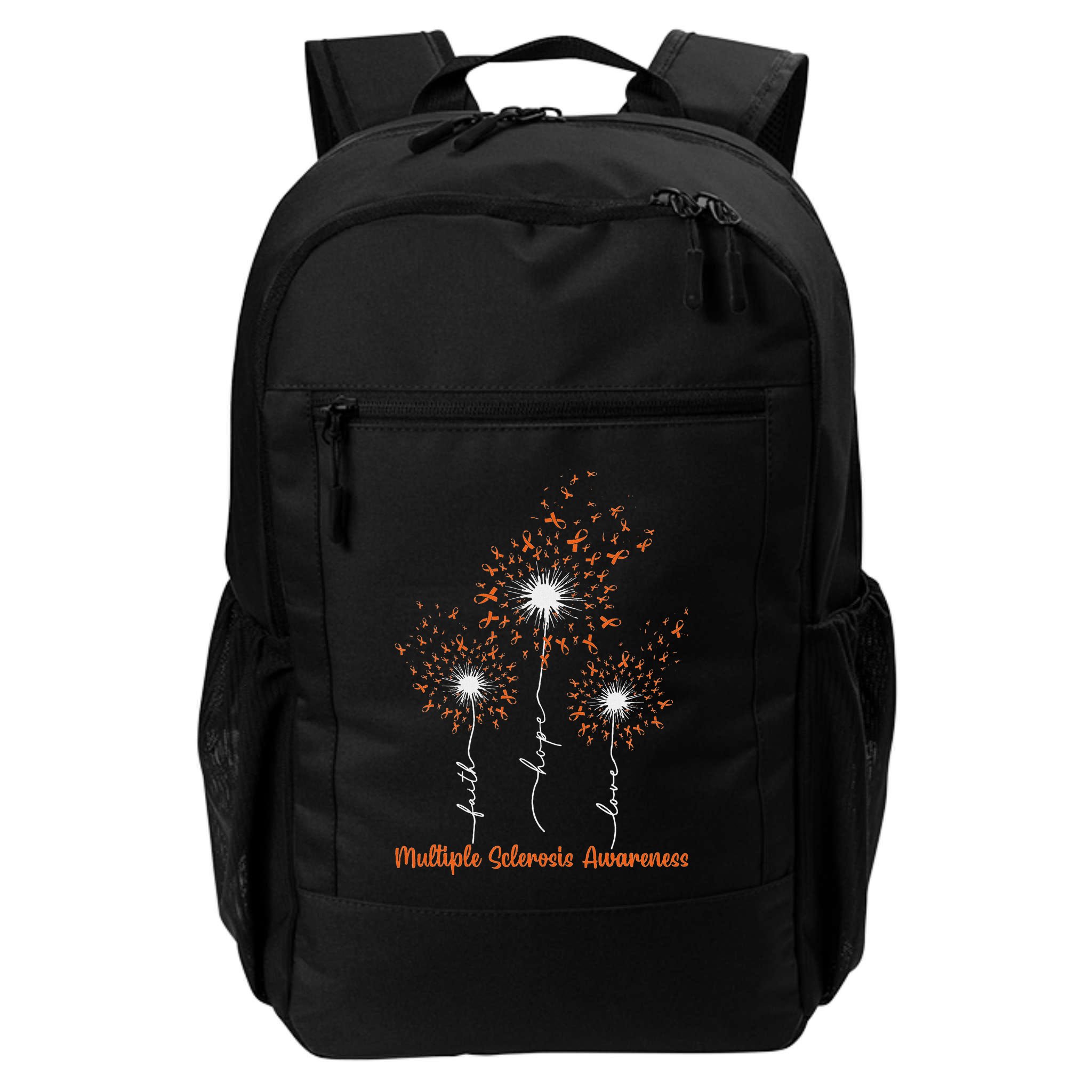 Dandelion Faith Hope Love Ms Multiple Sclerosis Awareness Backpack