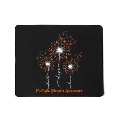 Dandelion Faith Hope Love Ms Multiple Sclerosis Awareness Mousepad