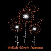 Dandelion Faith Hope Love Ms Multiple Sclerosis Awareness Kids Hoodie