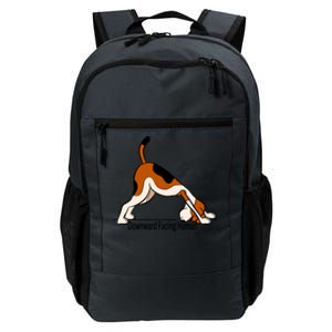 Downward Facing Hu Meaningful Gift Funny Dog Yoga Funny Gift Daily Commute Backpack