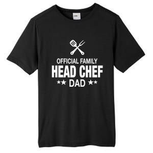 Dad Family Head Chef Funny Cooking Dad Gift Tall Fusion ChromaSoft Performance T-Shirt