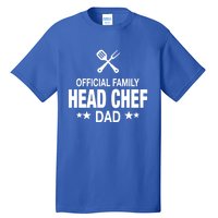 Dad Family Head Chef Funny Cooking Dad Gift Tall T-Shirt