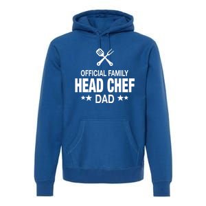 Dad Family Head Chef Funny Cooking Dad Gift Premium Hoodie