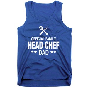 Dad Family Head Chef Funny Cooking Dad Gift Tank Top