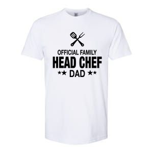 Dad Family Head Chef Funny Cooking Dad Gift Softstyle CVC T-Shirt